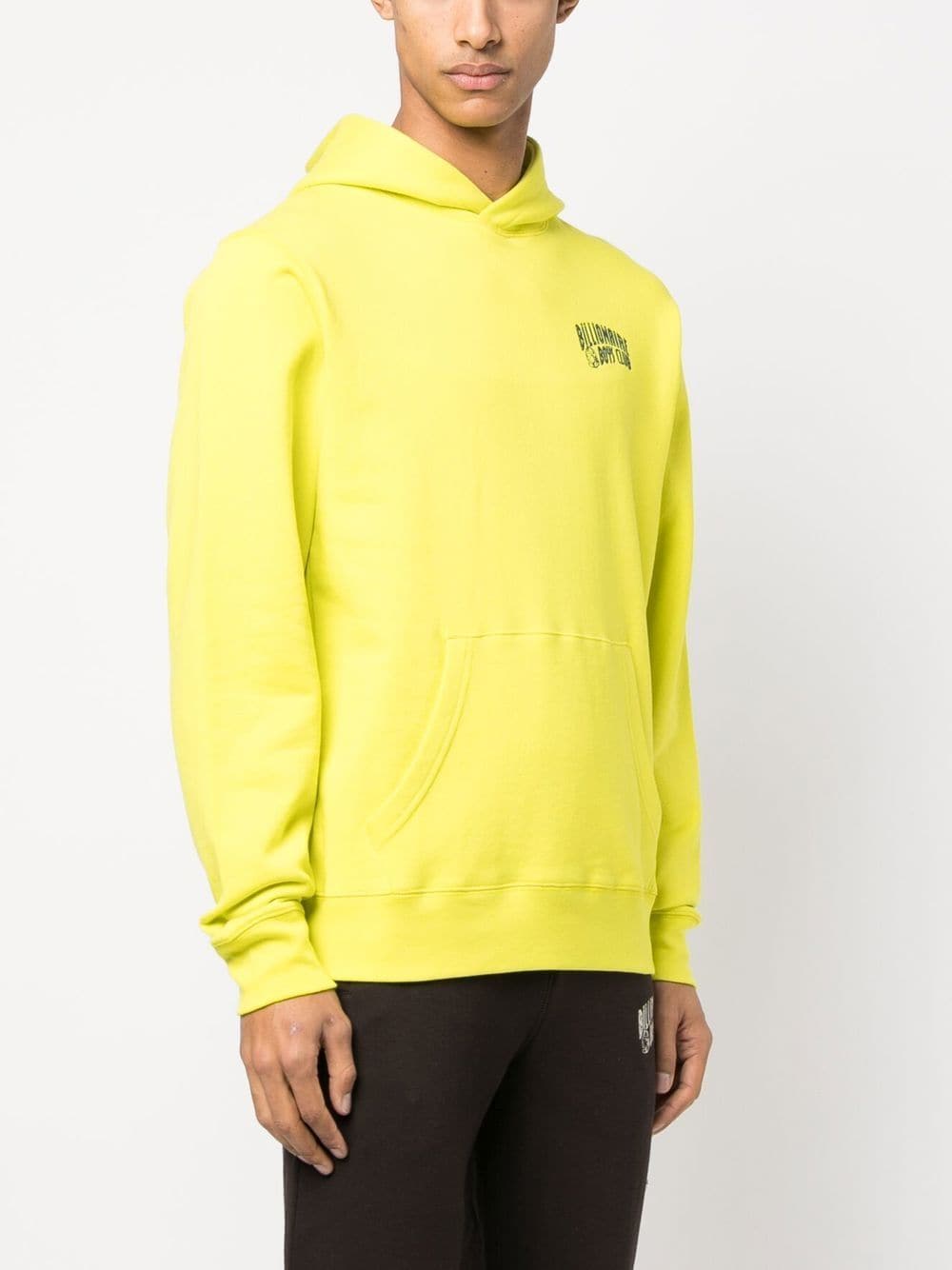 Billionaire Logo-Print Hoodie — Yellow, view 4