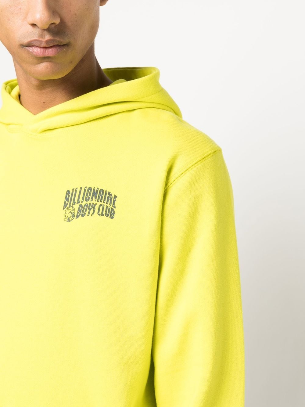Billionaire Logo-Print Hoodie — Yellow, view 5