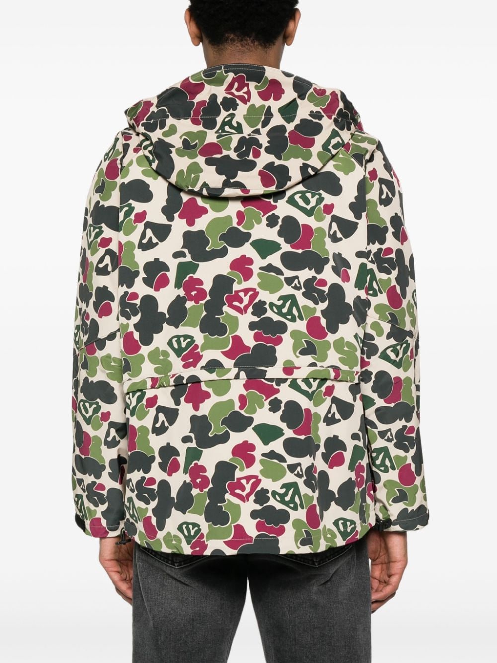 Billionaire Camouflage Print Scuba Jacket — Multicolor, view 4