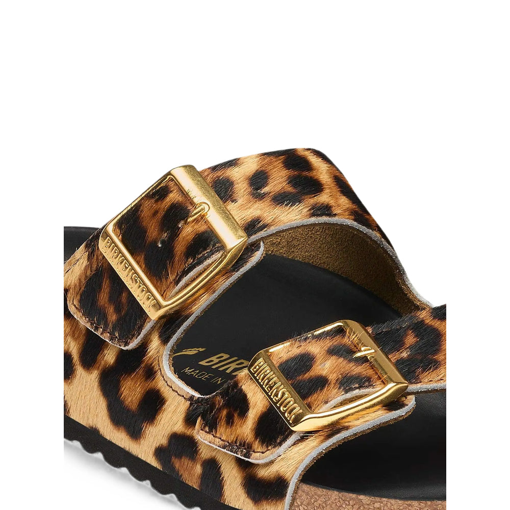 Birkenstock Arizona Leona Sandals — Brown, view 3