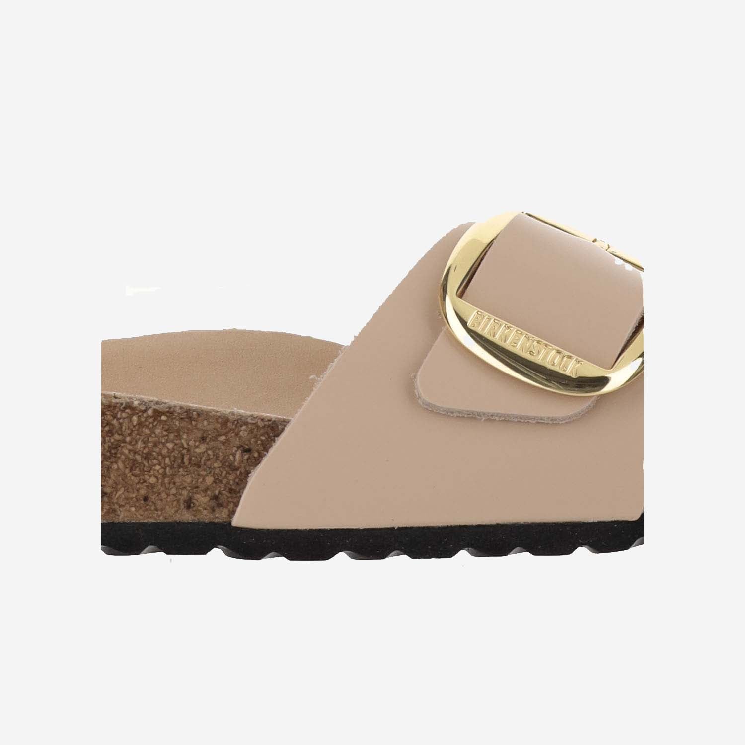 Birkenstock Suede with Adjustable Buckle Strap Sandal — Beige, view 5