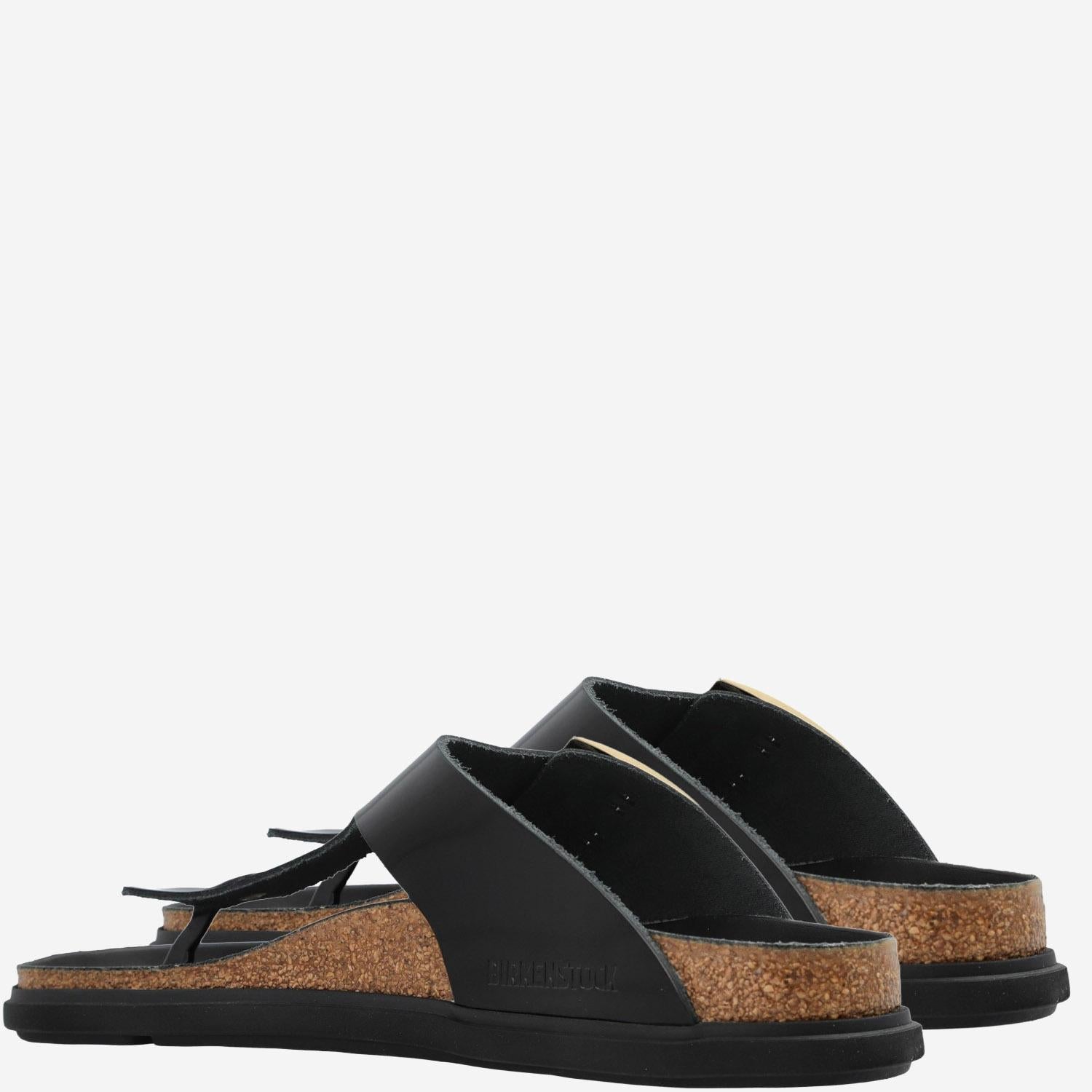 Birkenstock Gizeh Droplet Sandals — Black, view 2