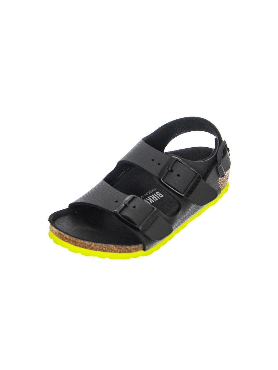 Birkenstock Logo-Detailed Synthetic Sandals — Black by Birkenstock