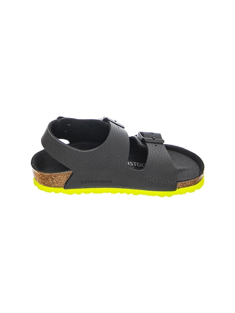 Birkenstock Logo-Detailed Synthetic Sandals — Black, view 2