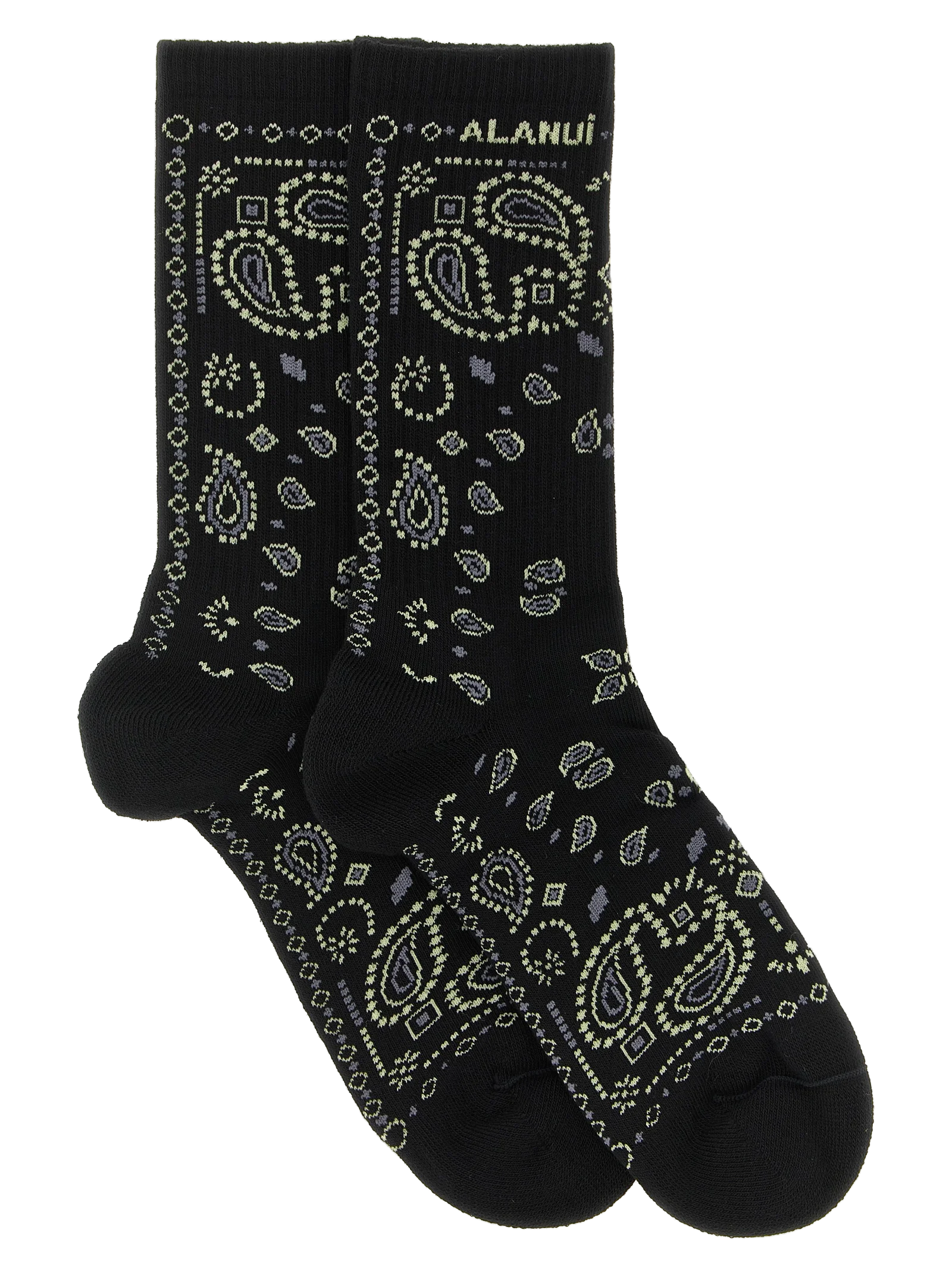 Black Cotton Socks Clothing by Alanui