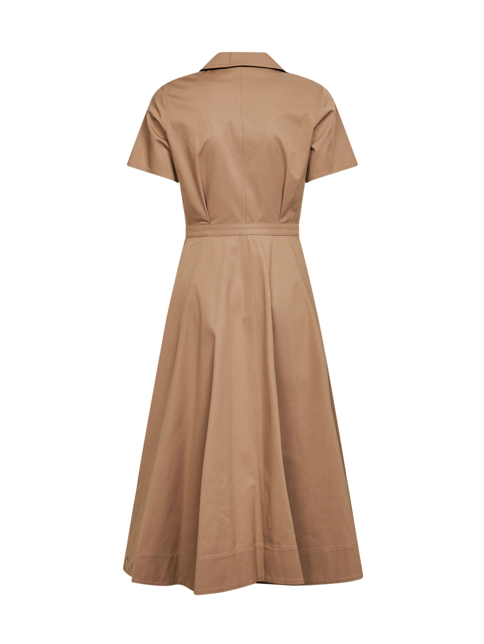 Blanca Vita Midi Shirt Dress — Camel, view 2