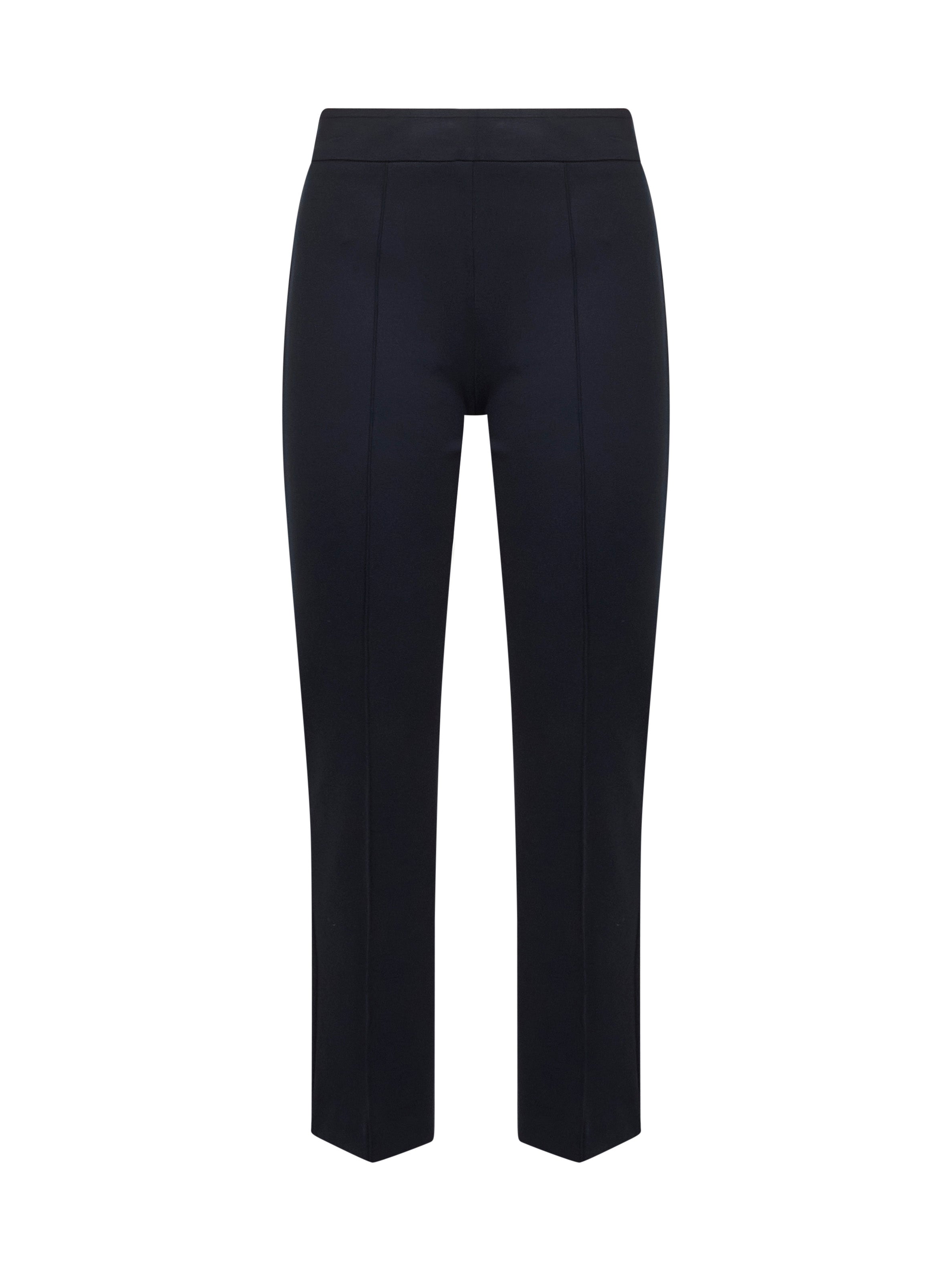 Blanca Vita Stretch Jersey Trumpet Trousers — Blue by Blanca Vita