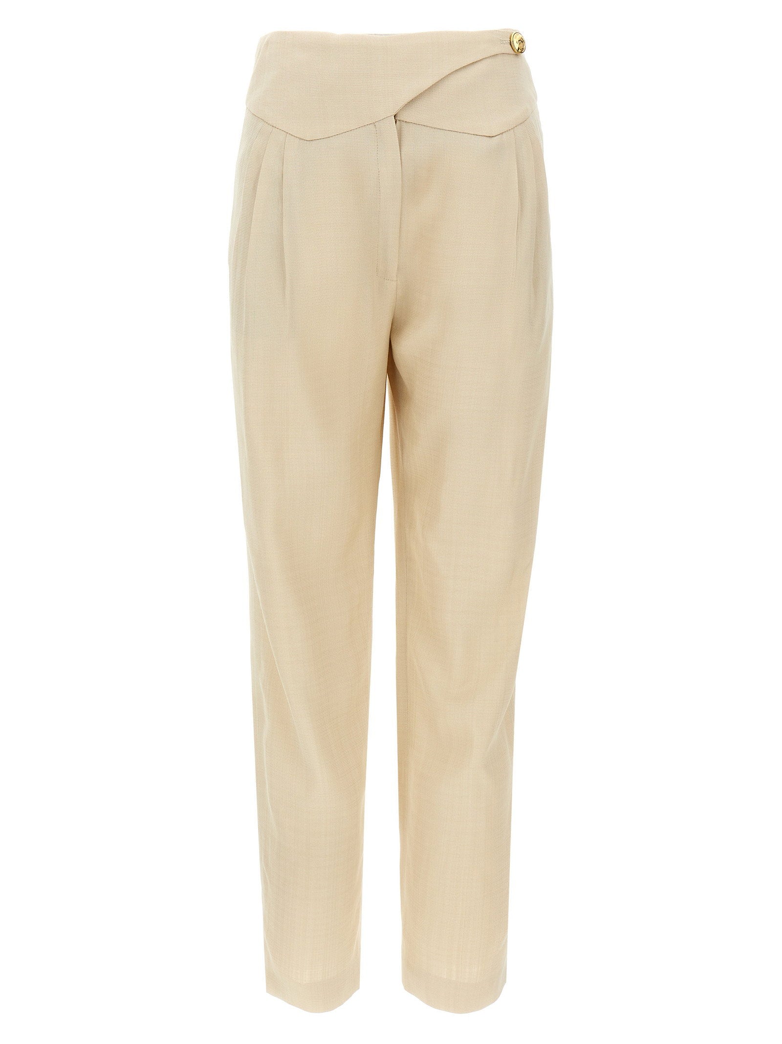 Blazé Milano Sheena Basque Trousers — Cream by Blazè Milano
