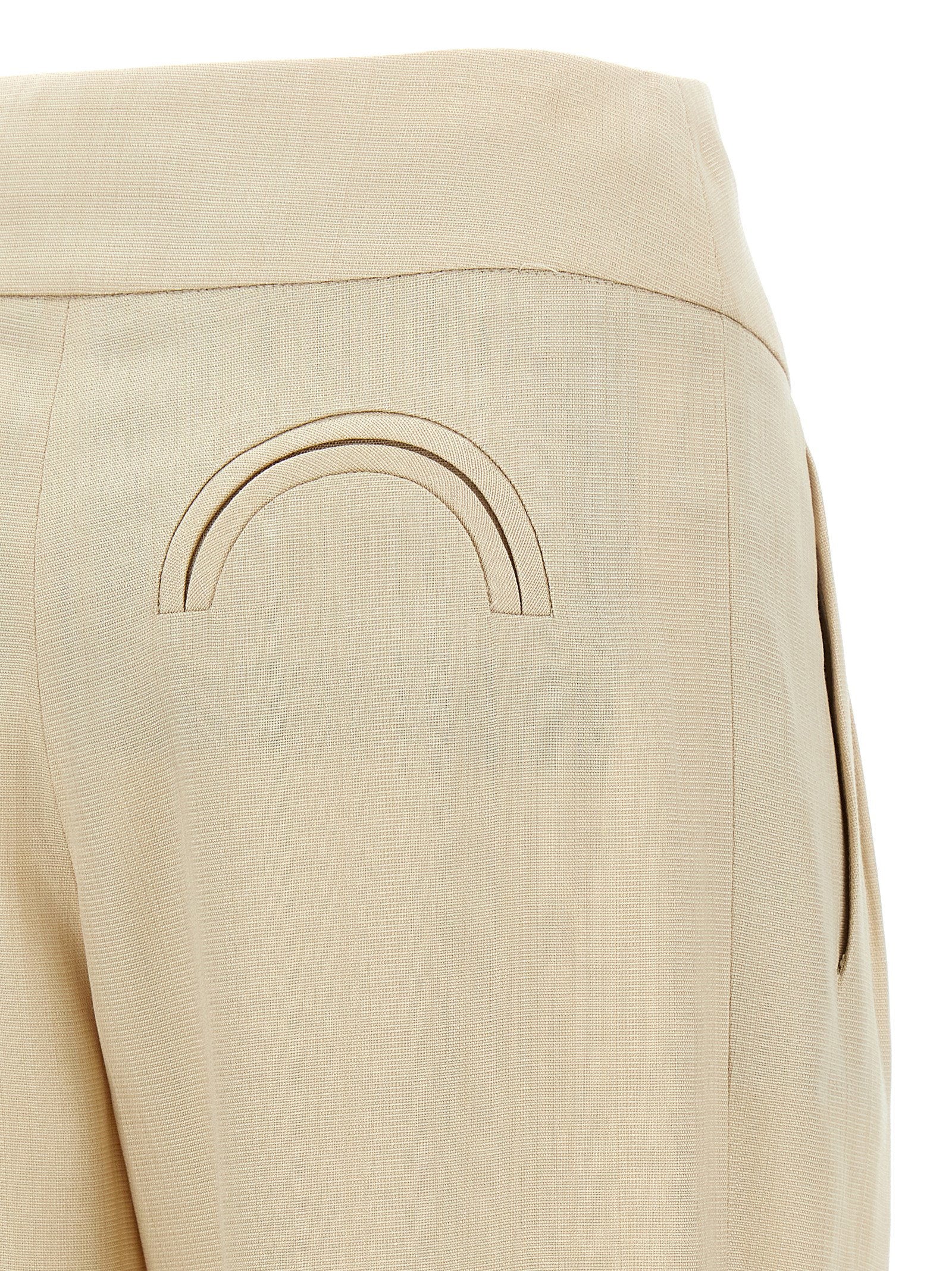 Blazé Milano Sheena Basque Trousers — Cream, view 4