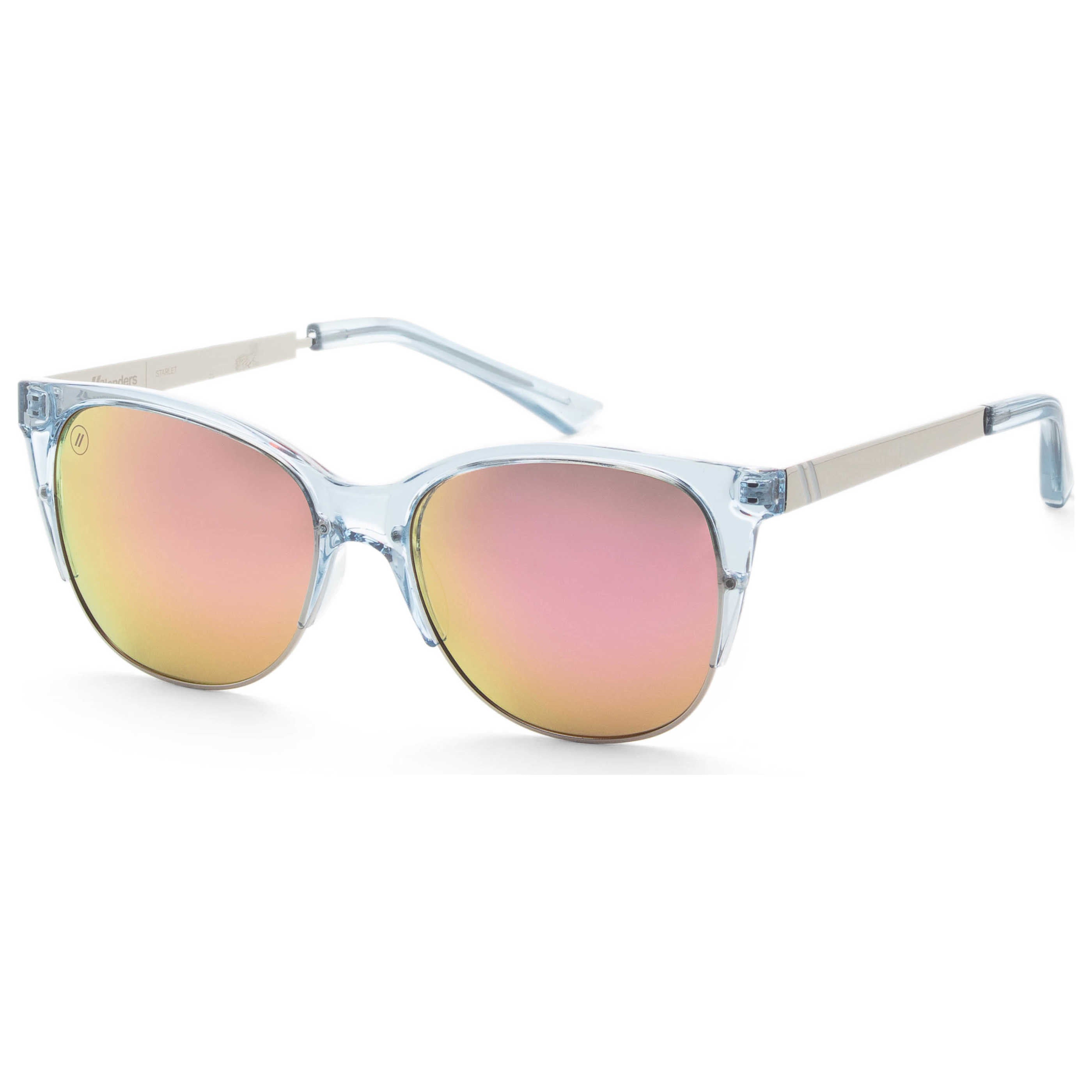 Blenders 206041PJP530F Gradient Rose Mirrored Lens Sunglasses — Blue by Blenders