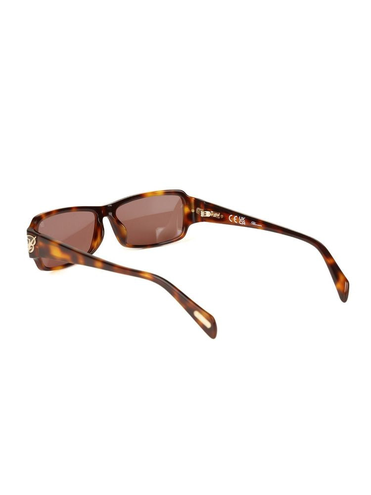 Blumarine SBM906 Tortoiseshell Acetate Sunglasses — Yellow, view 2