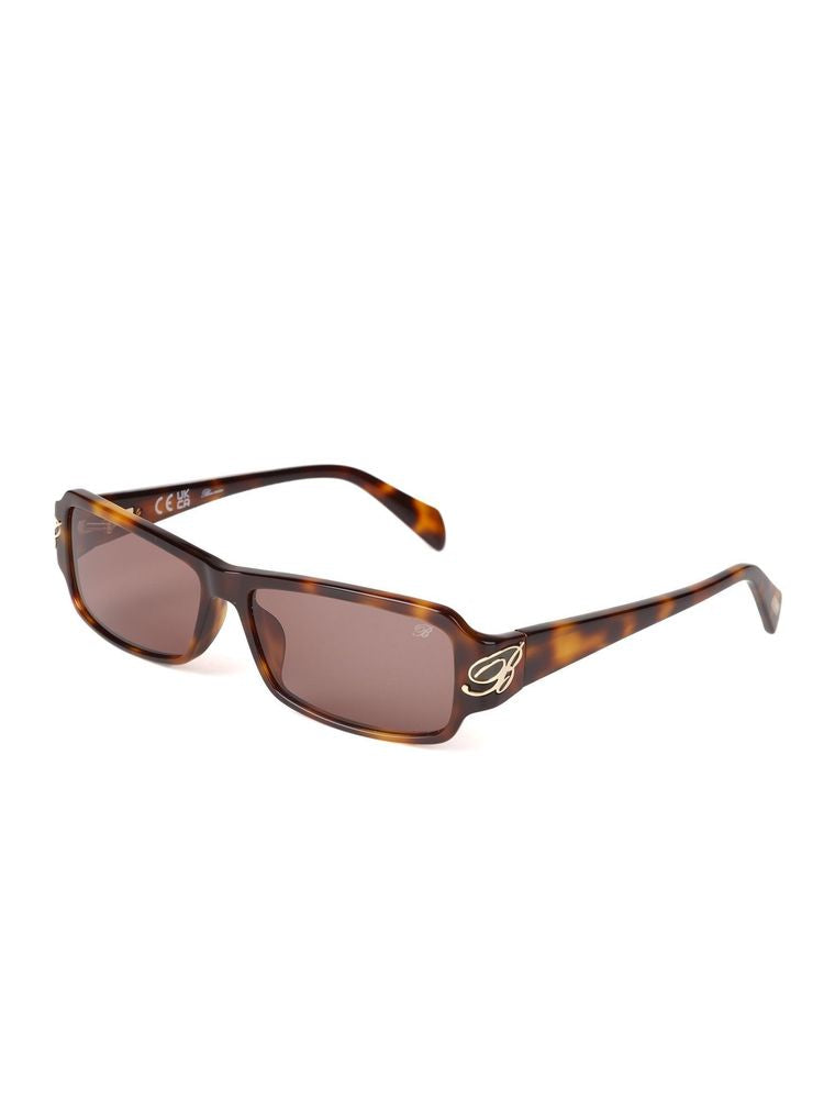 Blumarine SBM906 Tortoiseshell Acetate Sunglasses — Yellow, view 4