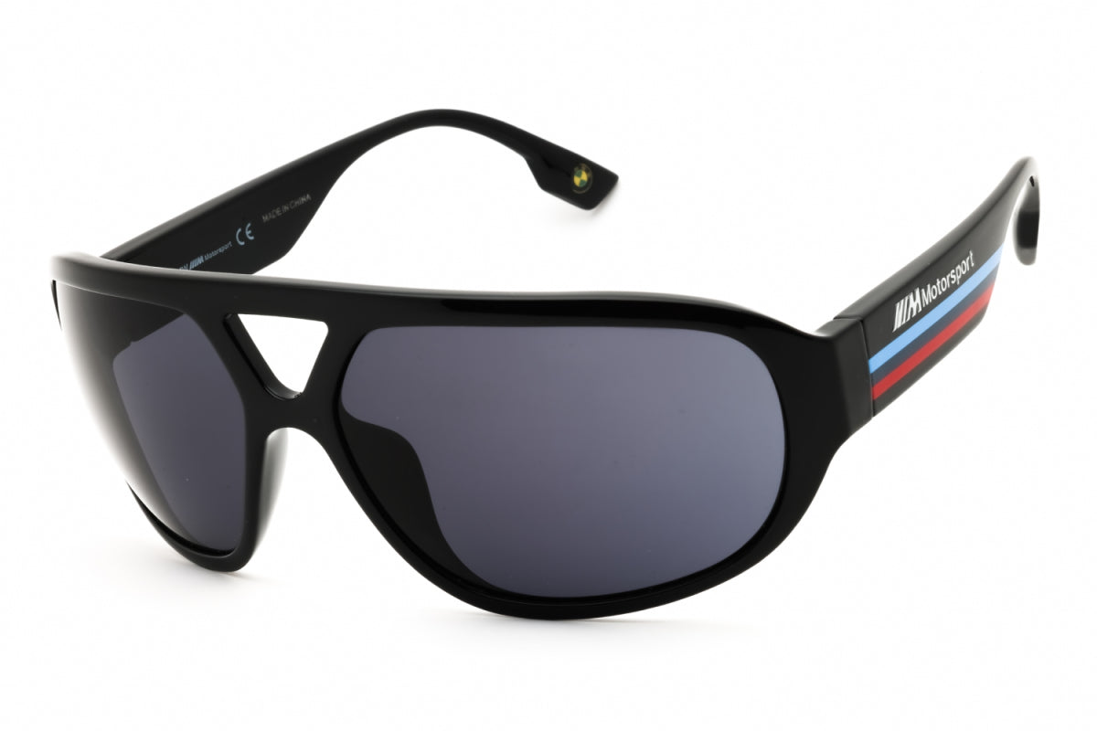 Bmw BS000901A Rectangle Full Rim Sunglasses — Black by Bmw