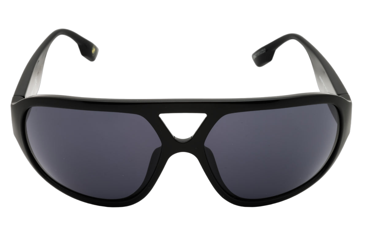 Bmw BS000901A Rectangle Full Rim Sunglasses — Black, view 2