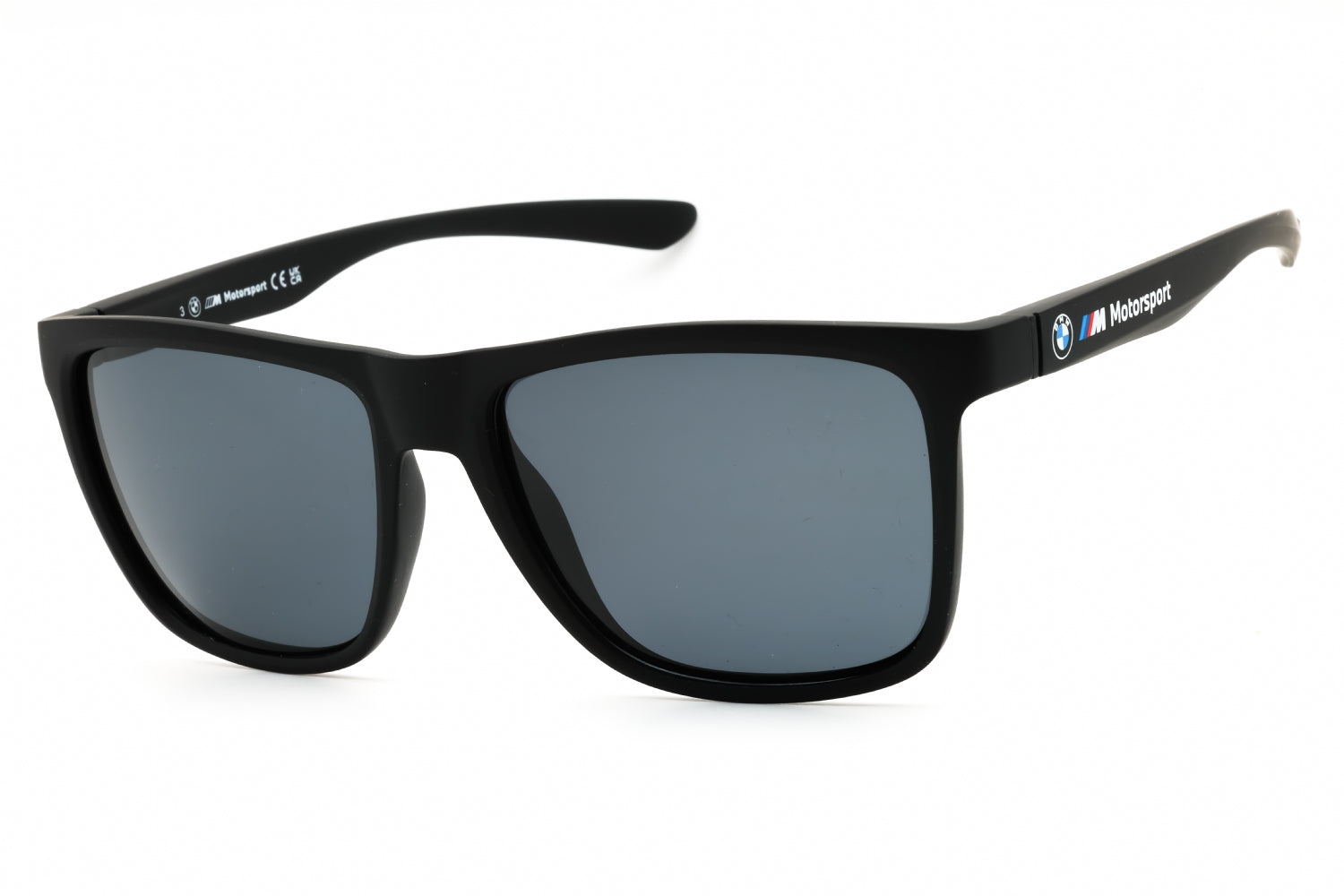Bmw BS0015 Rectangular Polarized Sunglasses — Black by Bmw
