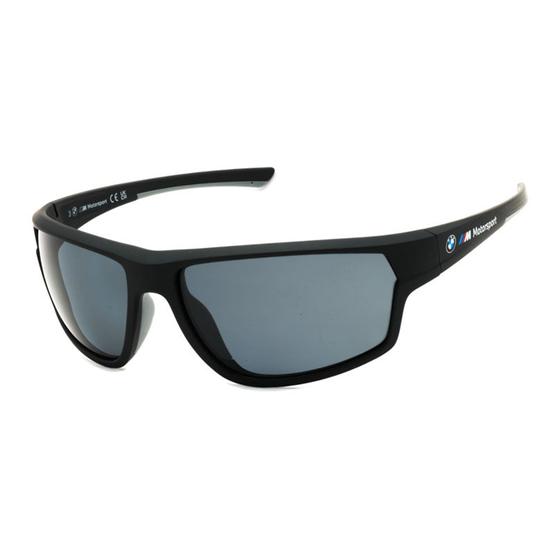 Bmw BS0024 Rectangular Injected Propionate Sunglasses — Black by Bmw