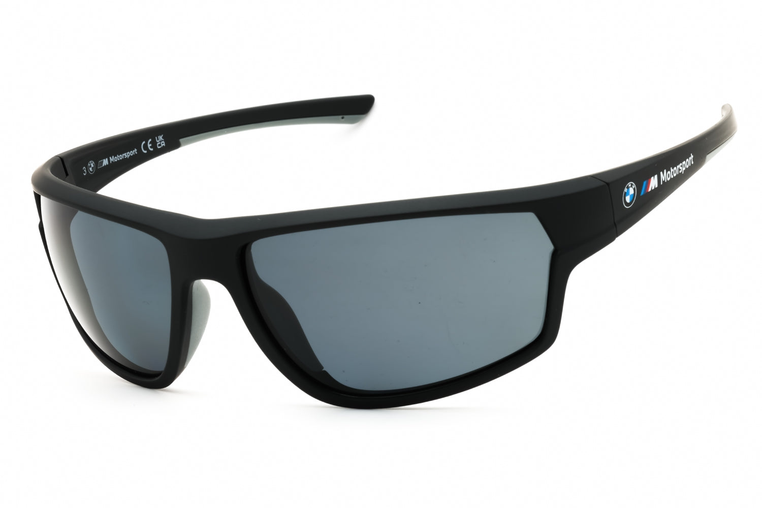 Bmw BS0024 Polarized Smoke Lens Sunglasses — Black by Bmw