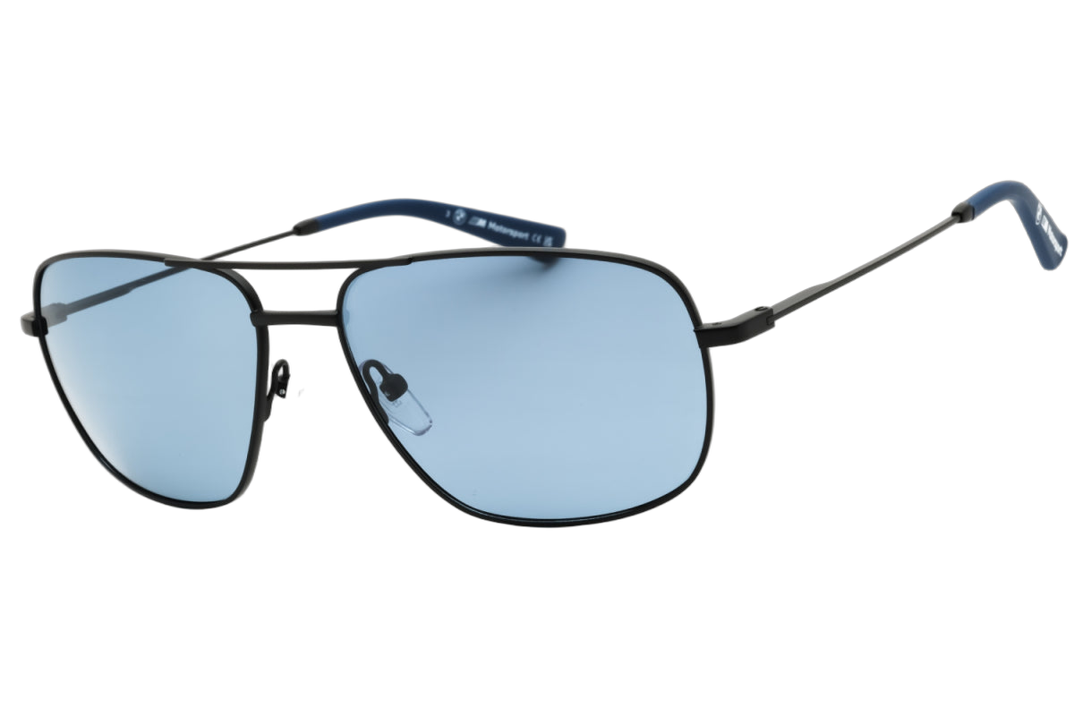 Bmw BS002602M Aviator Blue Polarized Sunglasses — Black, view 2
