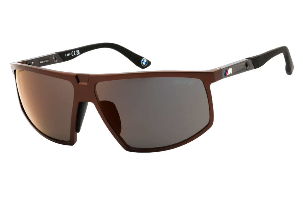 Bmw BW0046-P38Q Rectangle Full Rim Sunglasses — Bronze by Bmw