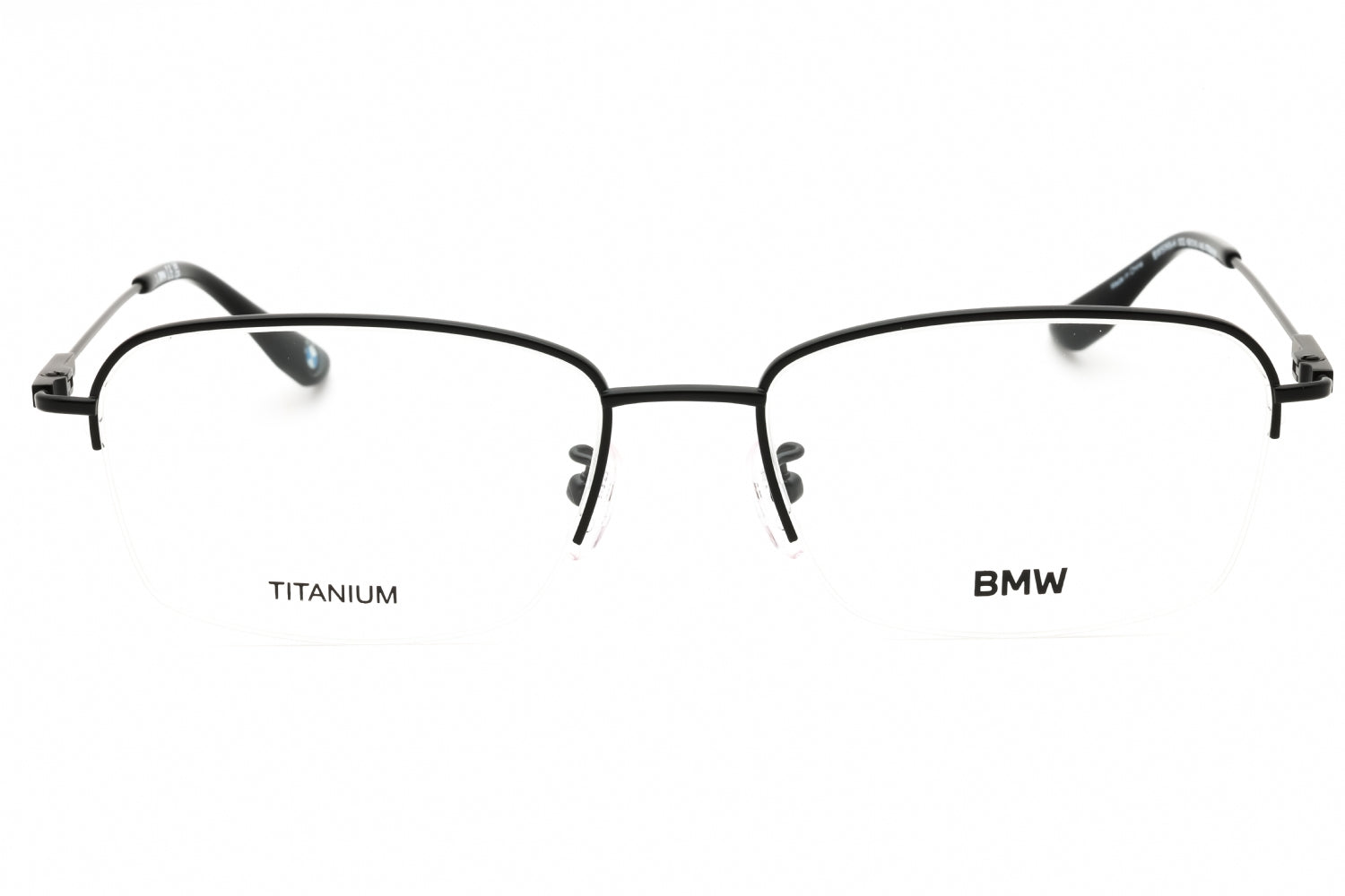 Bmw BW5068H Rectangular Titanium Eyeglasses — Grey, view 2