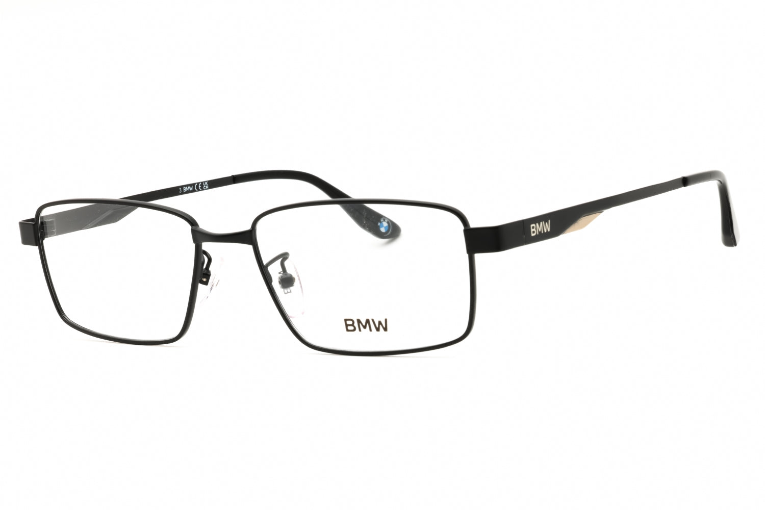 Bmw BW5071H Rectangular Metal Eyeglasses — Silver by Bmw