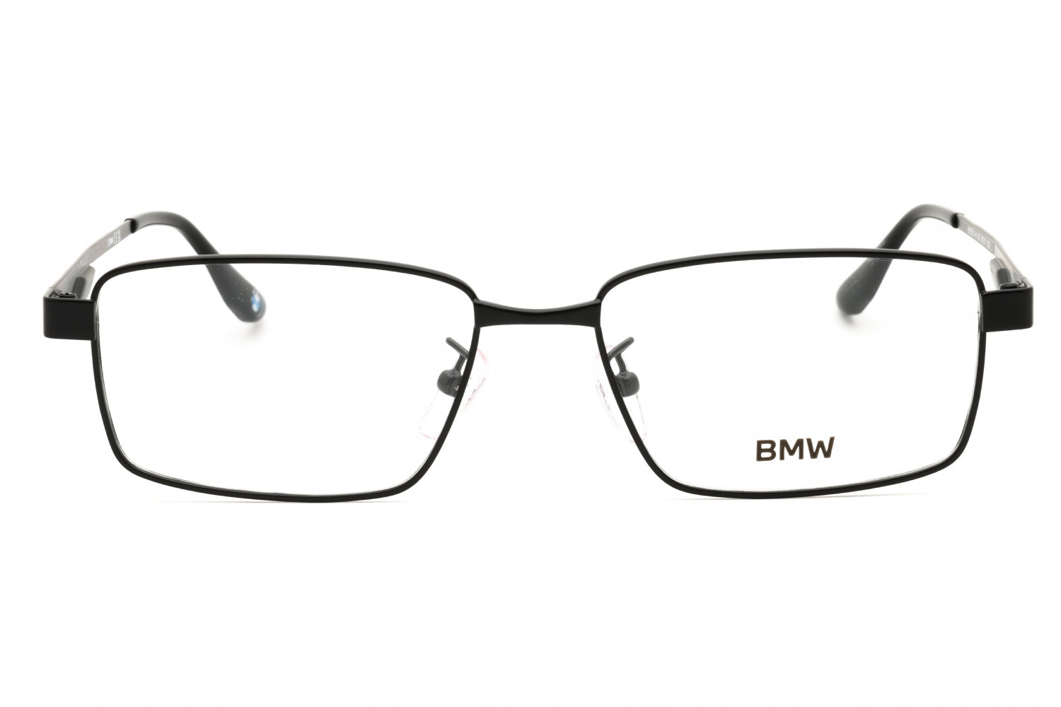 Bmw BW5071H Rectangular Metal Eyeglasses — Silver, view 2