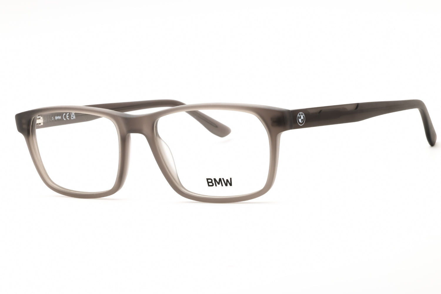 Bmw BW5083H Rectangular Acetate Eyeglasses — Brown by Bmw