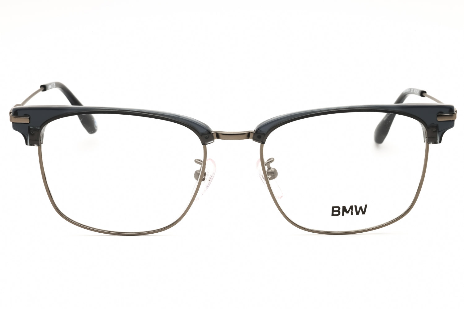 Bmw BW5096H Metal Rectangular Eyeglasses — Brown, view 2