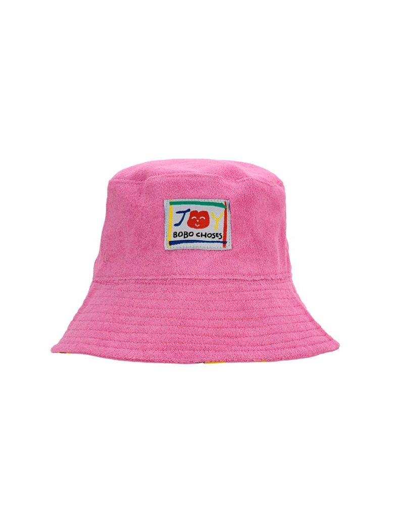 Bobo Choses B125AI017K_561 Recycled Cotton Beanie — Pink, view 2