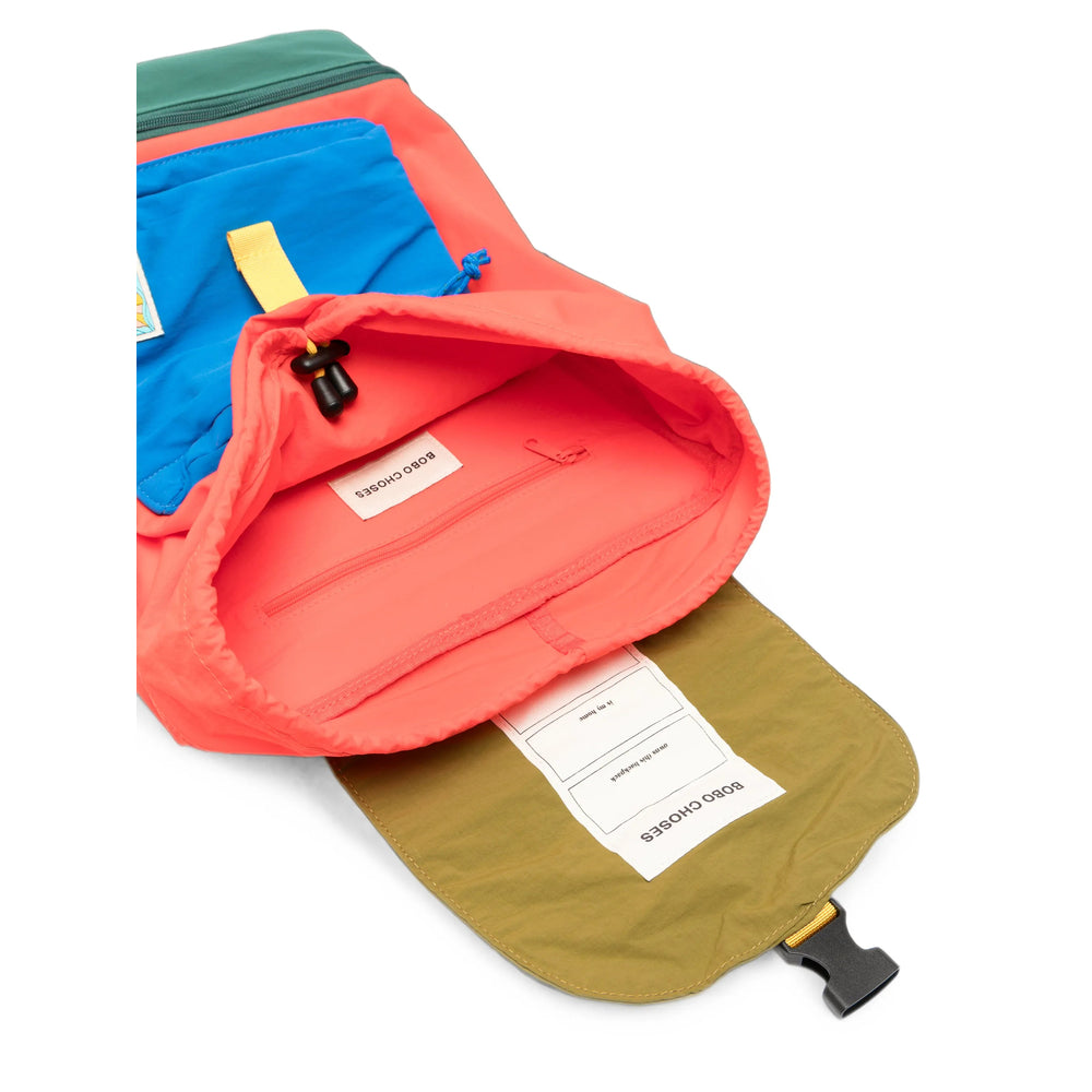 Bobo Choses Recycled Polyester Backpack — Red, view 2