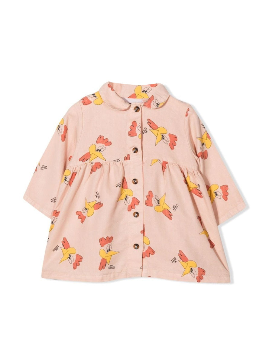 Bobo Choses Mr O'Clock Allover Dress — Multicolor by Bobo Choses