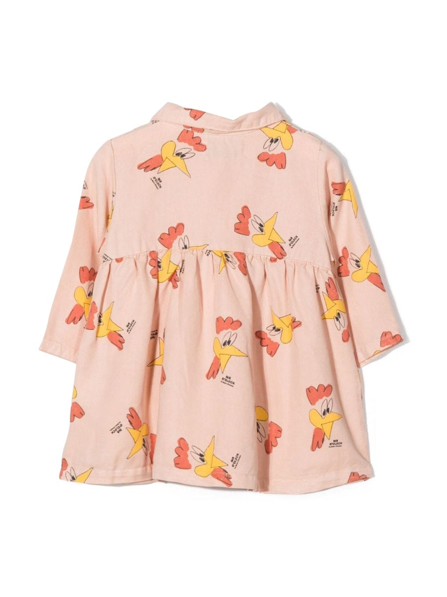 Bobo Choses Mr O'Clock Allover Dress — Multicolor, view 3