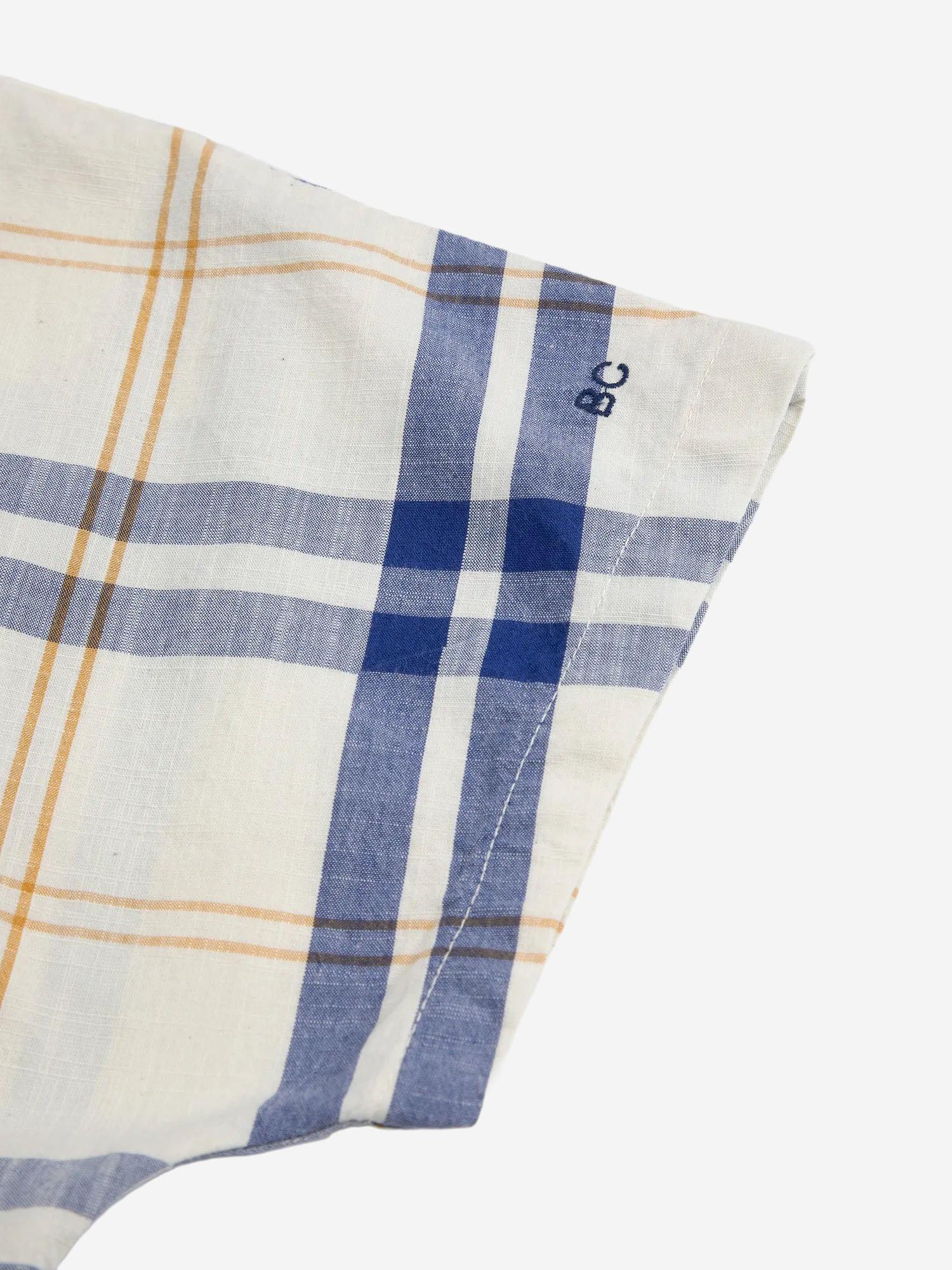 Bobo Choses Checked Cotton Dress — Multicolor by Bobo Choses