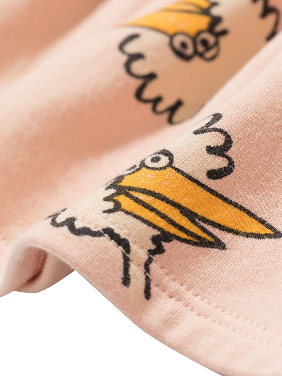Bobo Choses Birdie Skirt — Pink, view 2