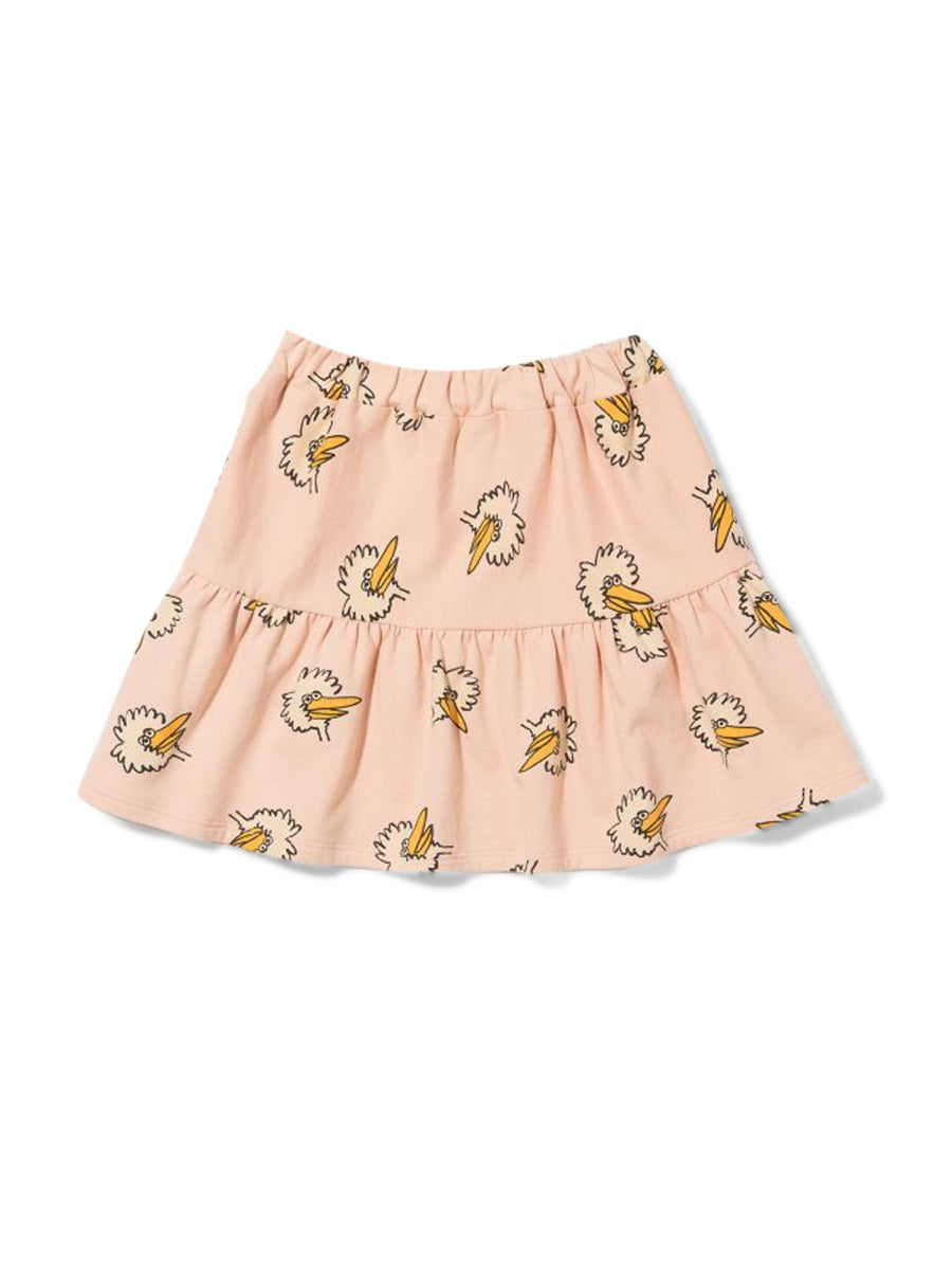 Bobo Choses Birdie Skirt — Pink, view 3