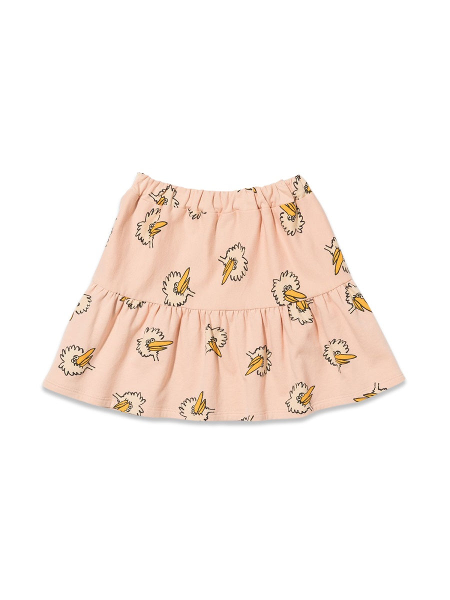 Bobo Choses Birdie Skirt — Pink, view 4