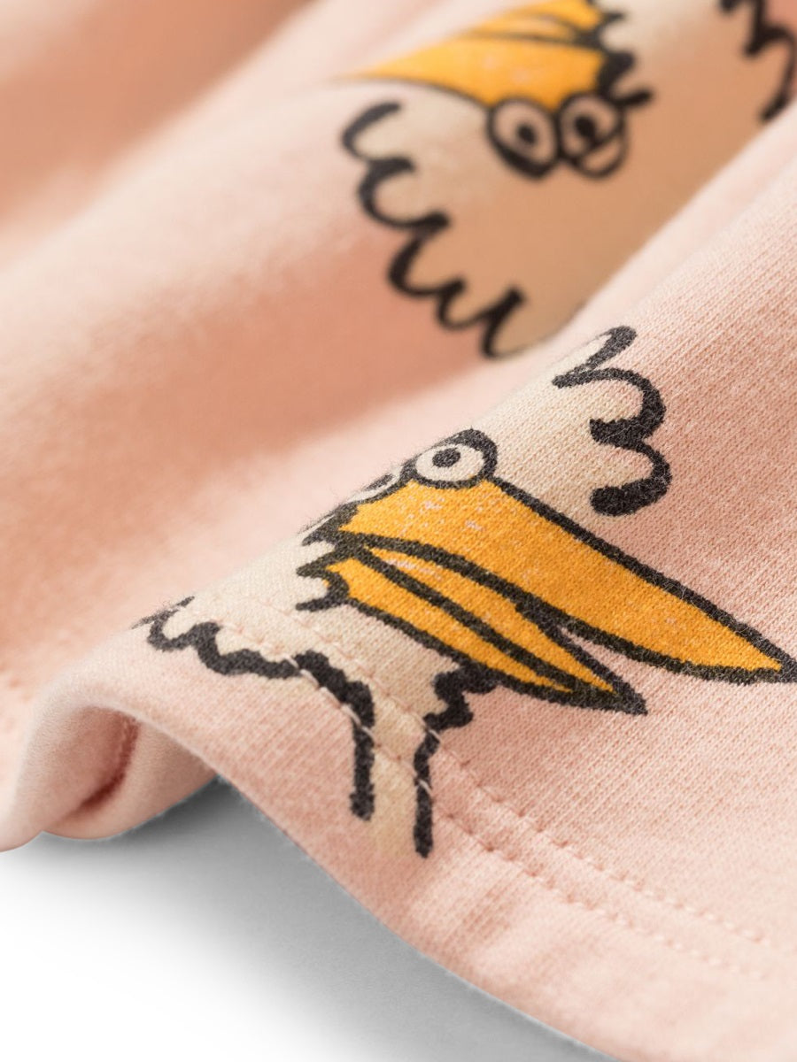 Bobo Choses Birdie Skirt — Pink, view 5