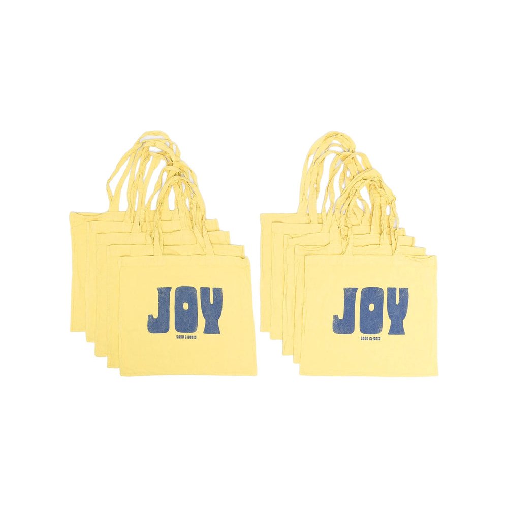 Bobo Choses Logo-Print Cotton Tote Bag — Yellow by Bobo Choses