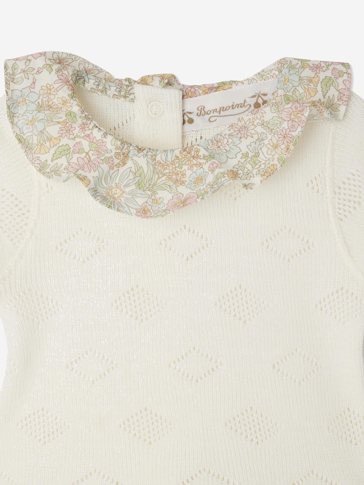 Bonpoint Daisie Bodysuit — Cream by Bonpoint