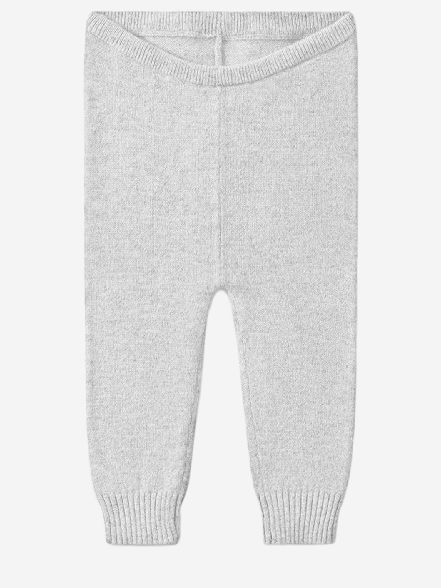 Bonpoint Cashmere Leggings — Gray, view 3