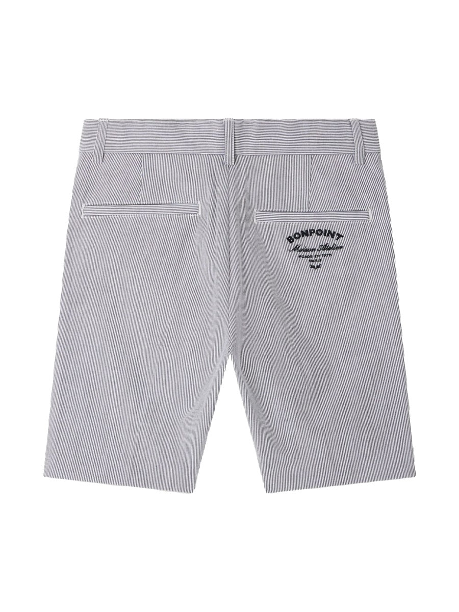 Bonpoint Cotton Shorts — Black, view 3