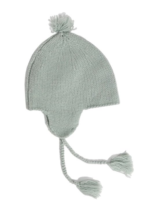 Bonpoint W05ZACK00004B_012 Beanie — Blue by Bonpoint