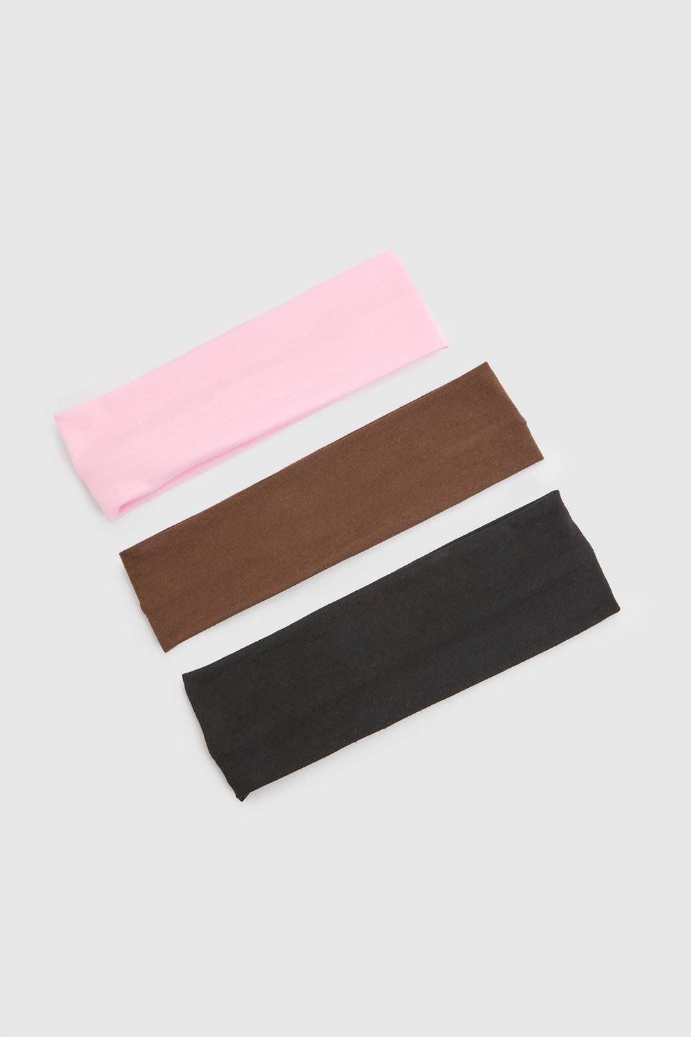 boohoo Women's 3 Pack Jersey Headbands by boohoo