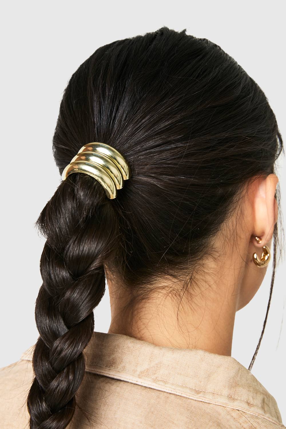 boohoo Women's Chunky Gold Hair Cuff by boohoo