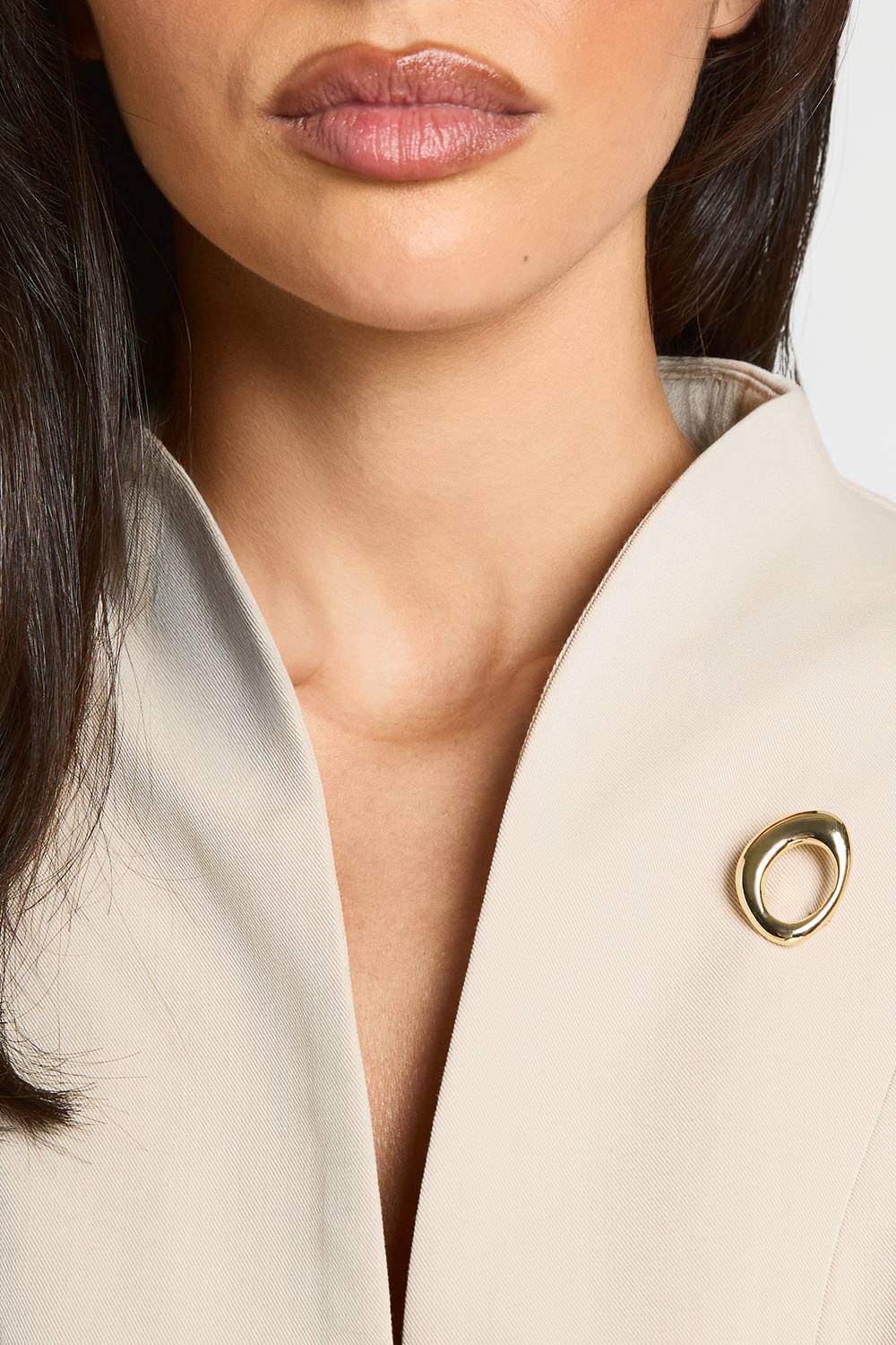 boohoo Women's Pearl & Abstract Gold Brooches 3 Pack by boohoo