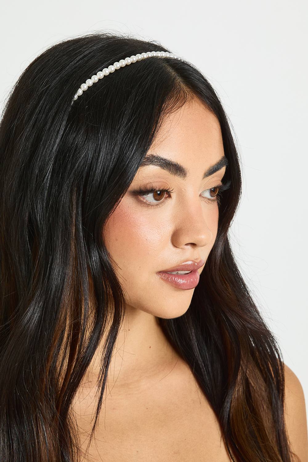 boohoo Women's Pearl Detail Headband by boohoo