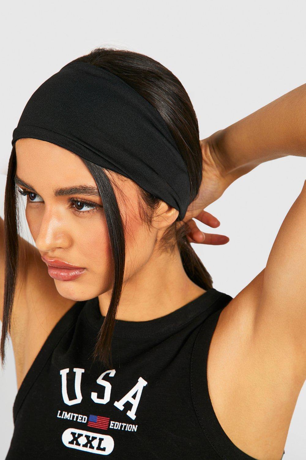 boohoo Women's Single Jersey Headband in Black by boohoo