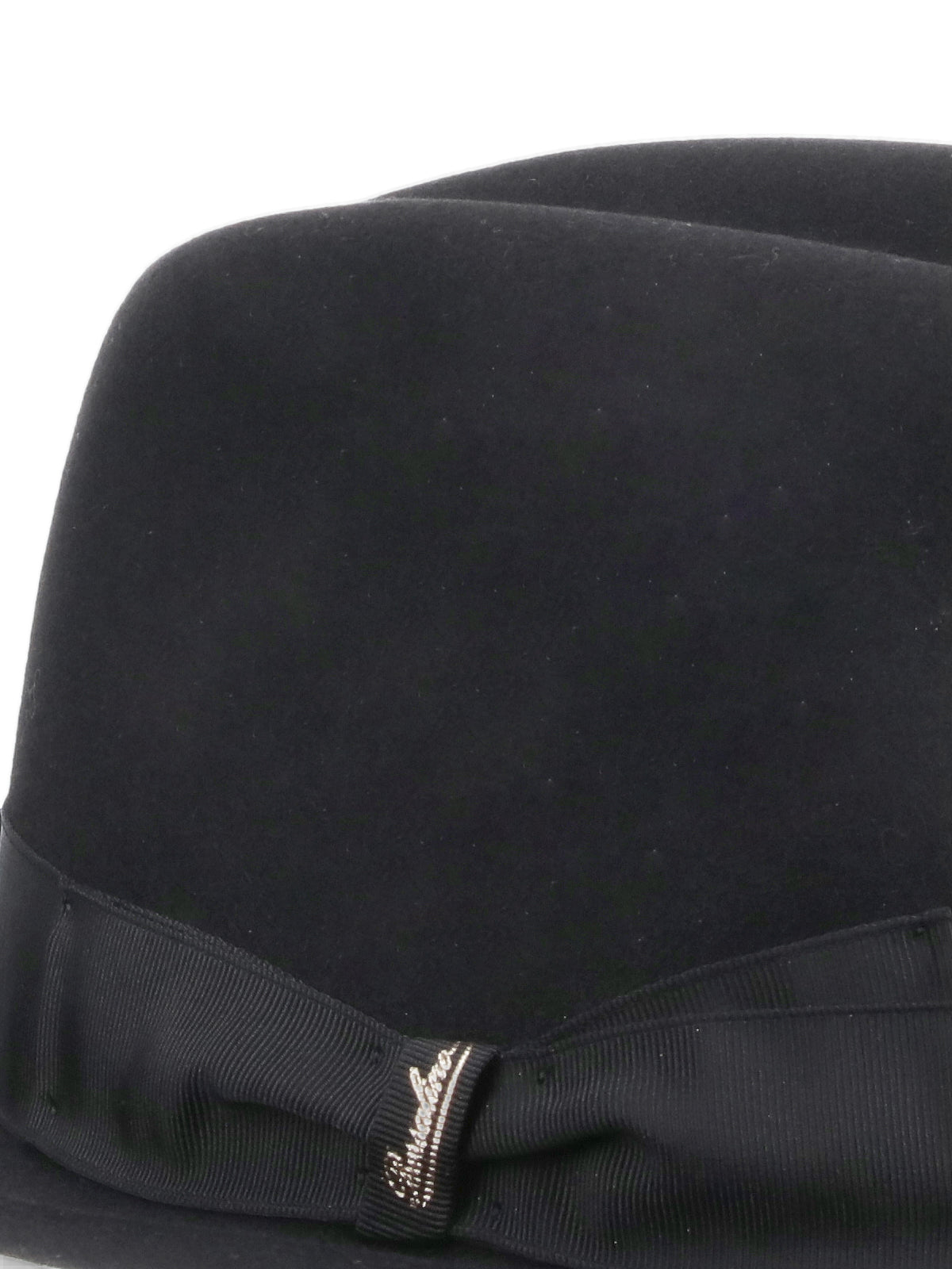 Borsalino 11 Felted Wool Fedora — Black, view 3