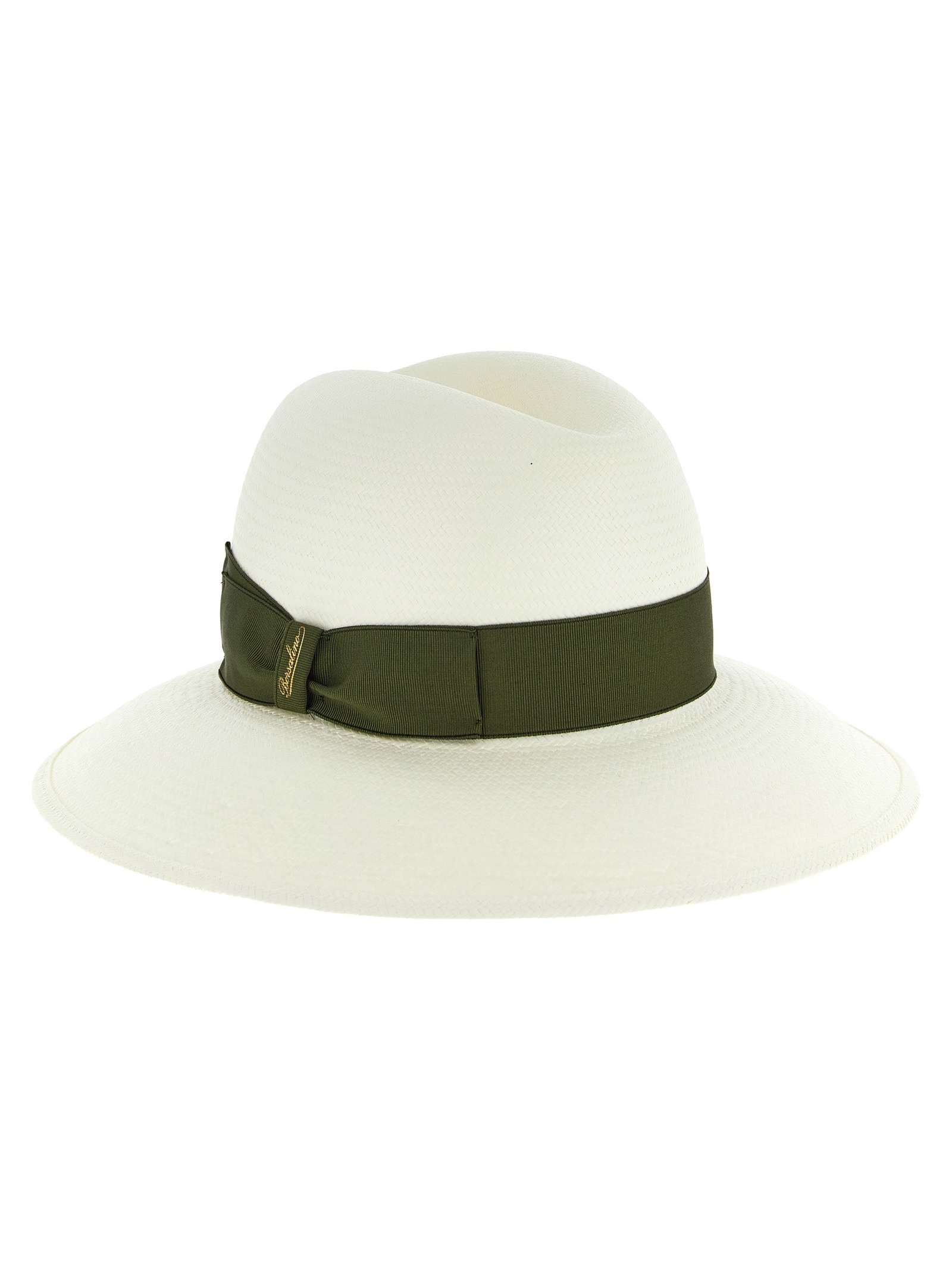 Borsalino BO333353BM Bicolor Hemp Fedora — White, view 2