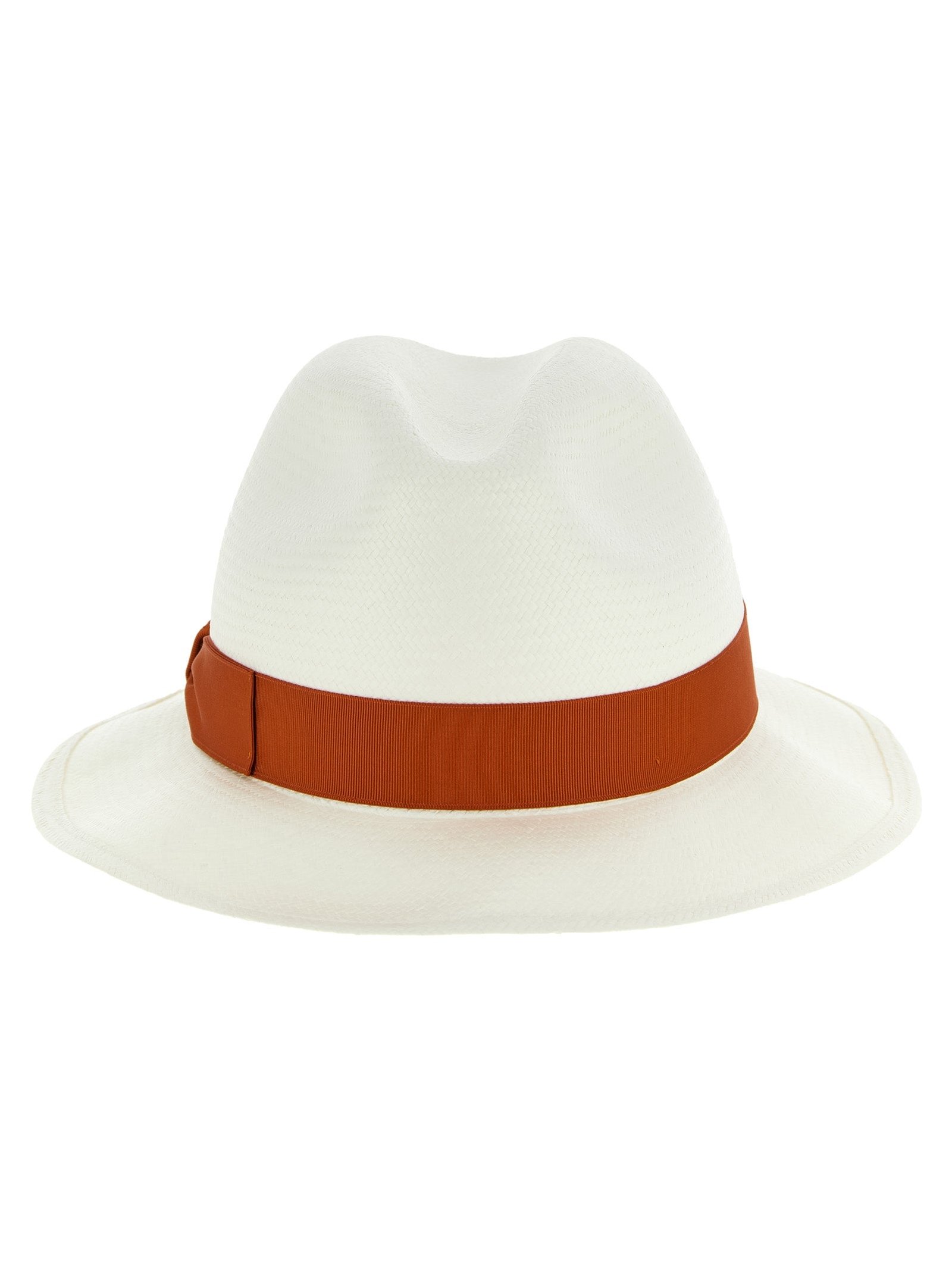 Borsalino BO333354BM Fedora — White by Borsalino